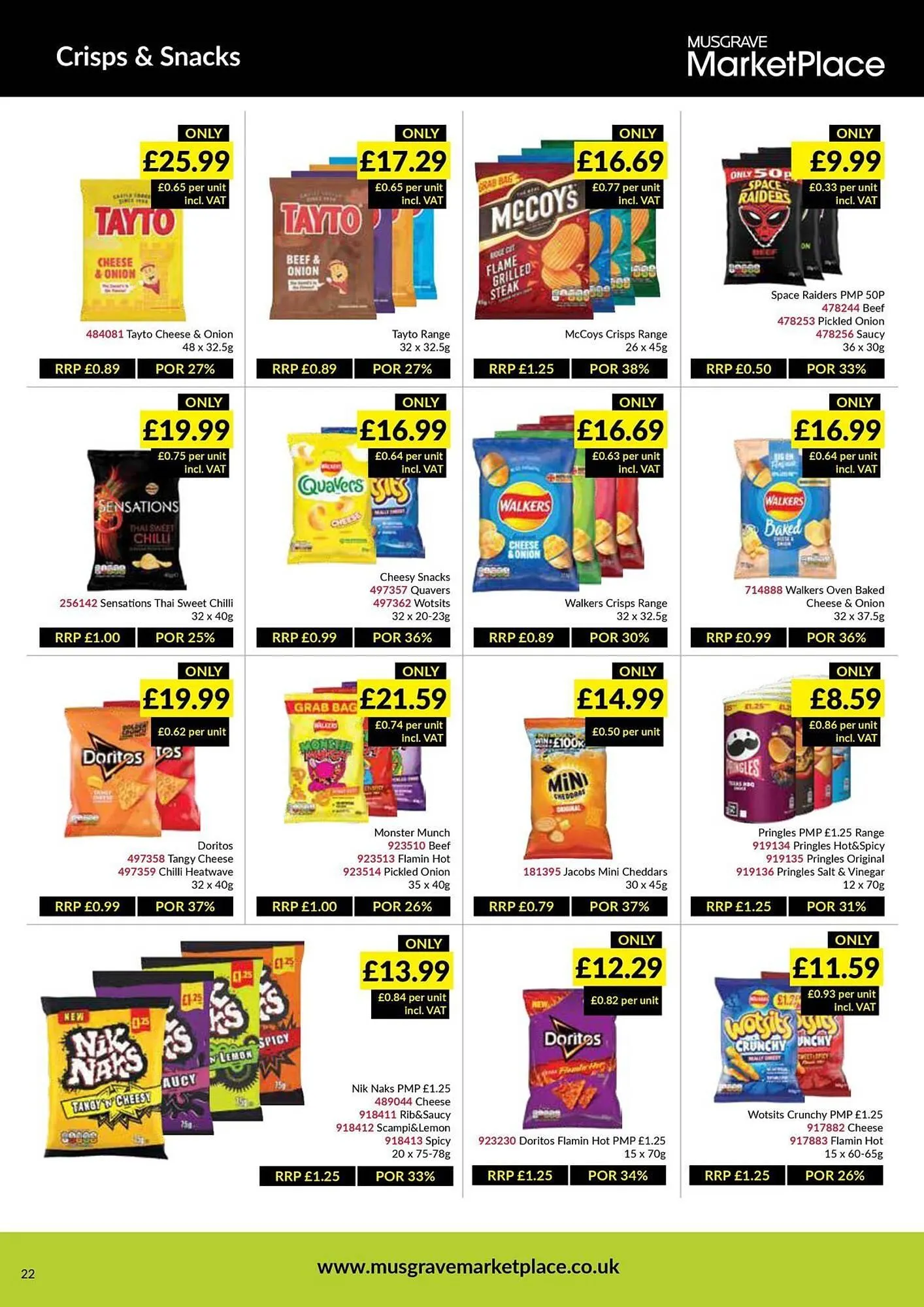 Musgrave MarketPlace leaflet from 12 May to 1 June 2025 - Catalogue Page 22