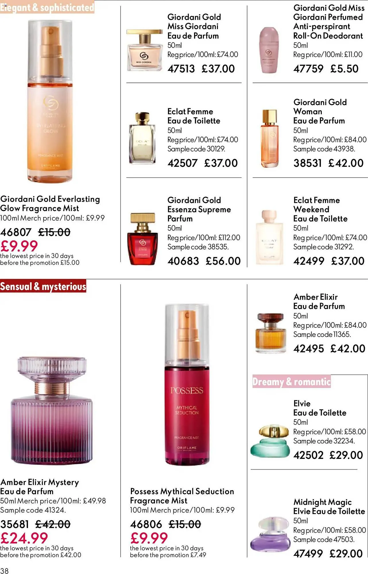 Oriflame catalogue from 27 May to 17 June 2026 - Catalogue Page 38