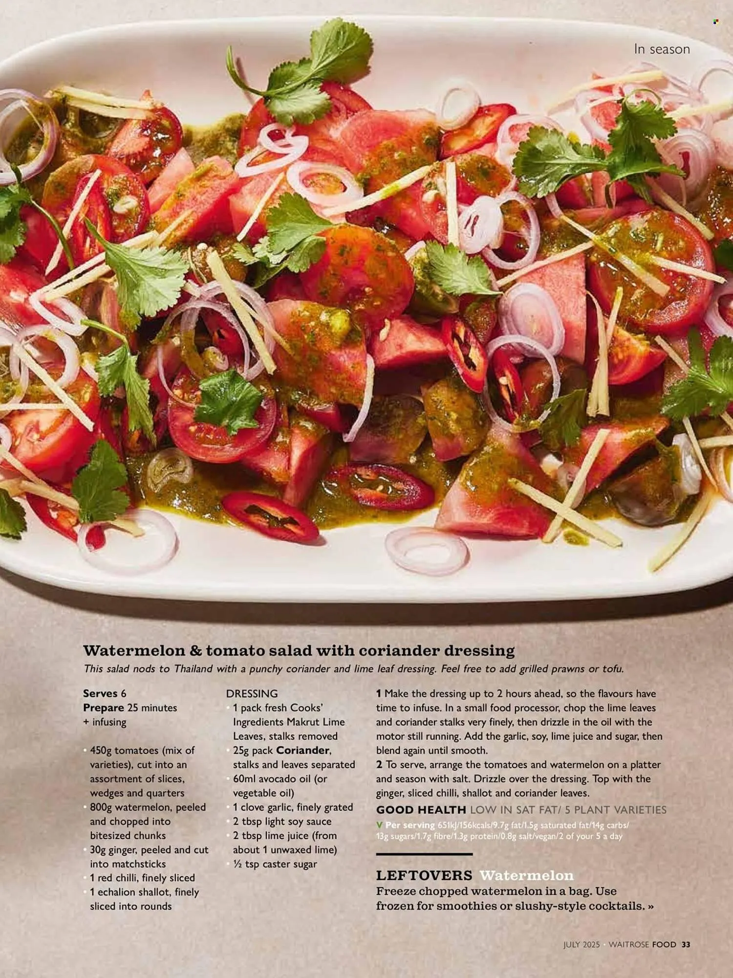 Waitrose leaflet from 1 July to 31 July 2025 - Catalogue Page 33
