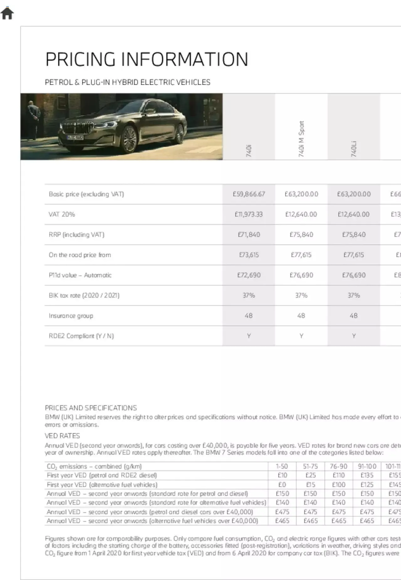 BMW - 7 Series Brochure from 21 January to 31 December 2023 - Catalogue Page 47