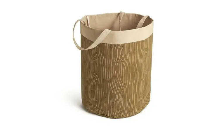 Habitat Tree Trunk Cotton Storage Bag - Brown