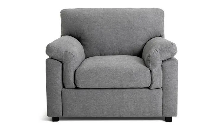 Habitat Florence Fabric Armchair - Grey