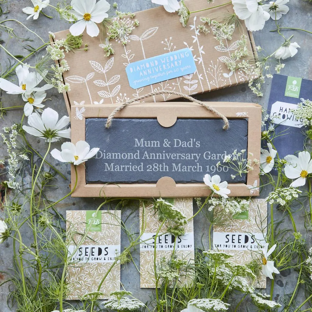 Grow Your Own Diamond Wedding Anniversary Garden