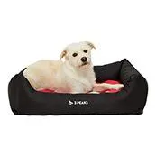 3 Peaks Durable Square Dog Bed Black