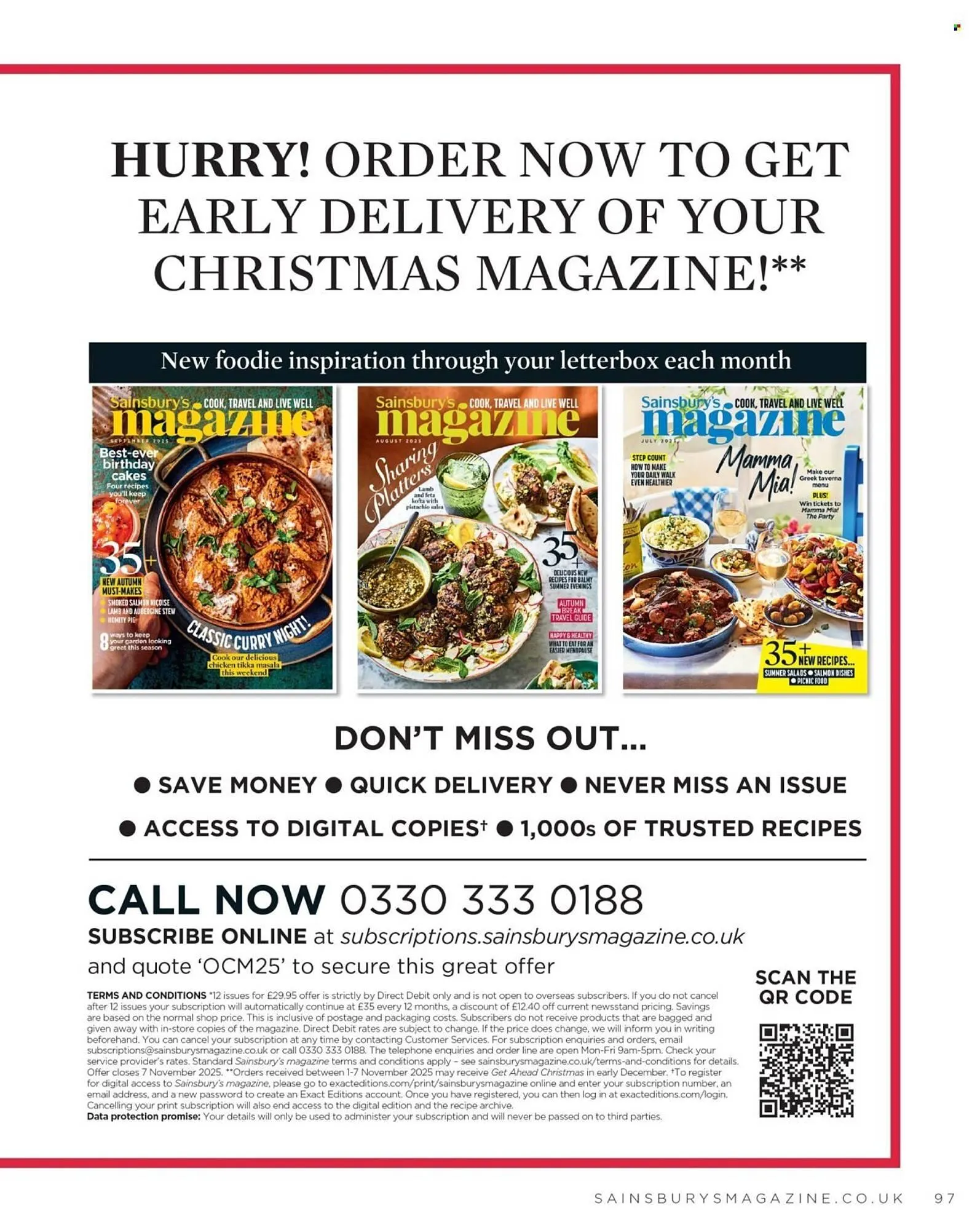 Sainsbury's leaflet from 1 October to 31 October 2025 - Catalogue Page 97