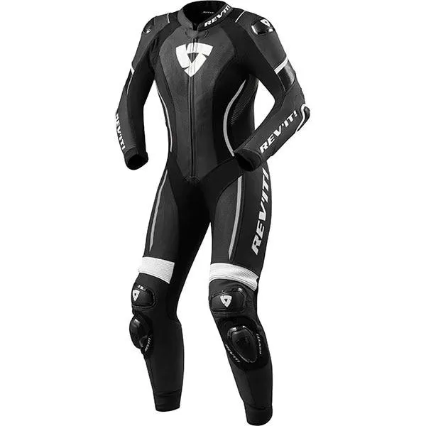 Rev'it Ladies Xena 3 1 Piece Leather Suit - Black / White