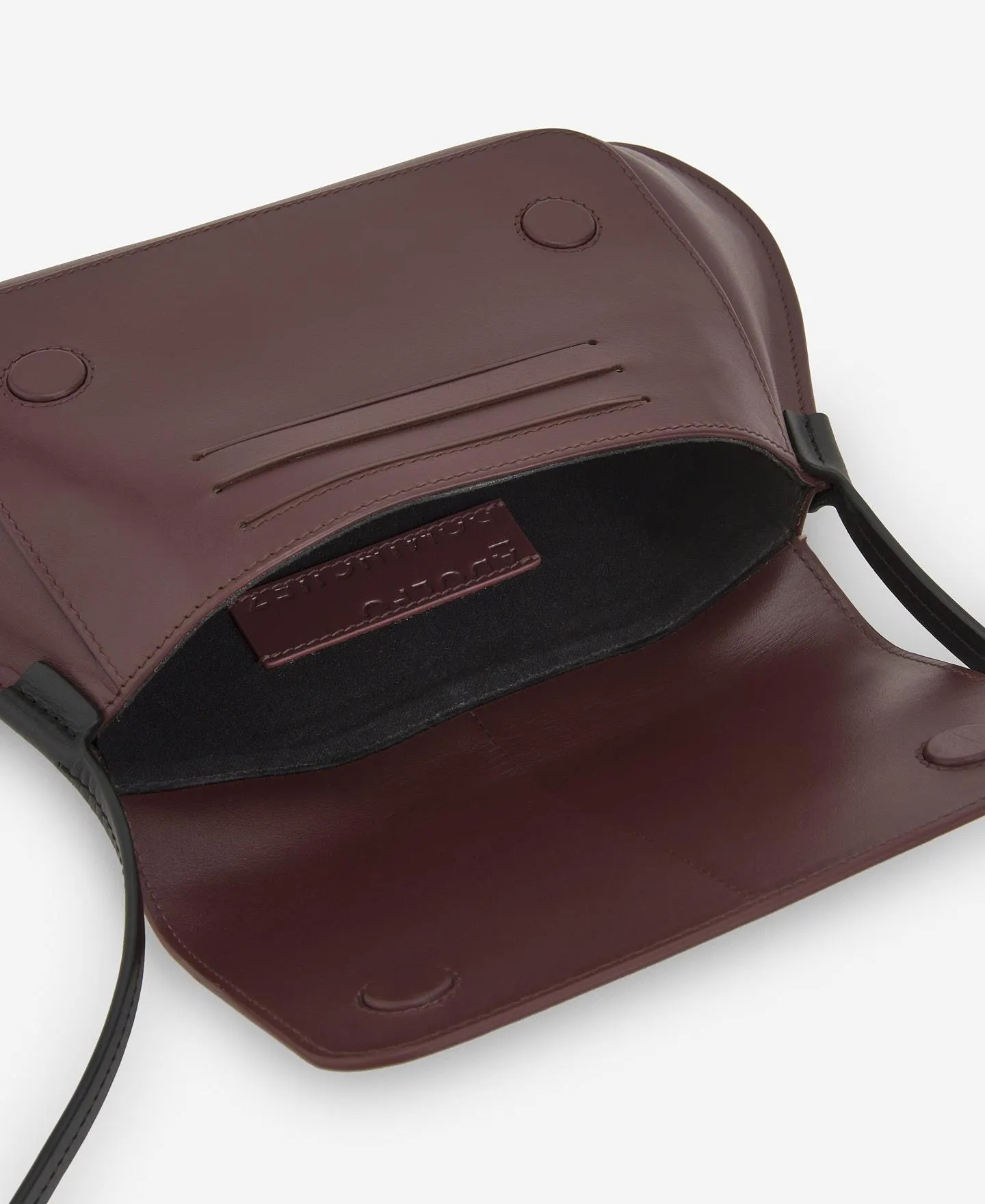 Responsible leather mini-bag woman