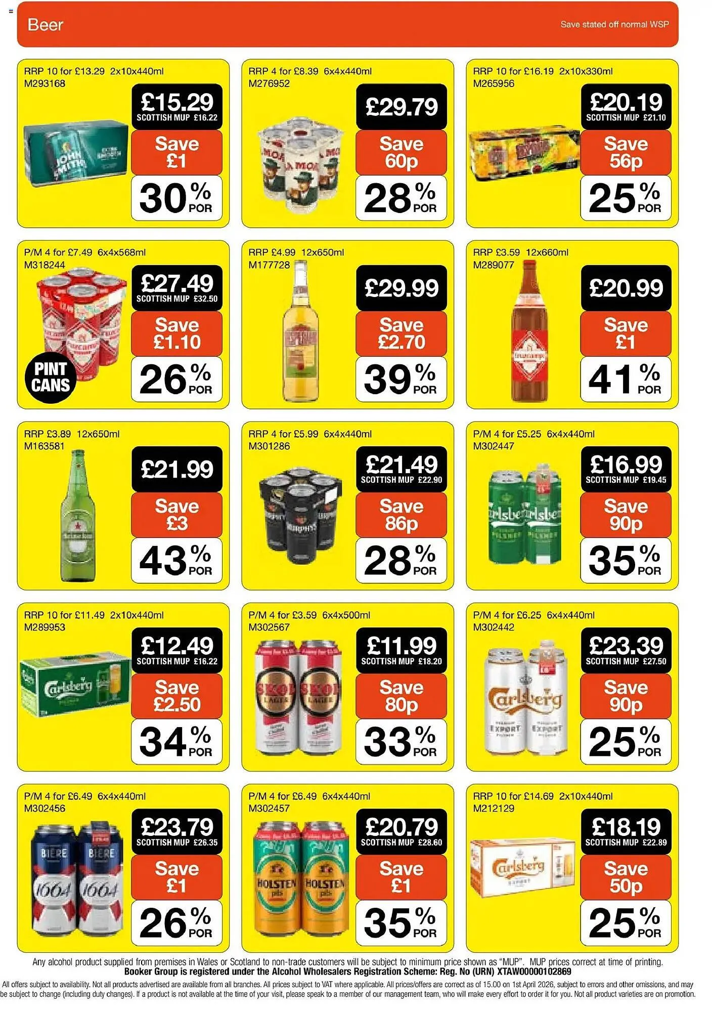 Booker Wholesale brochure from 22 April to 19 May 2026 - Catalogue Page 18