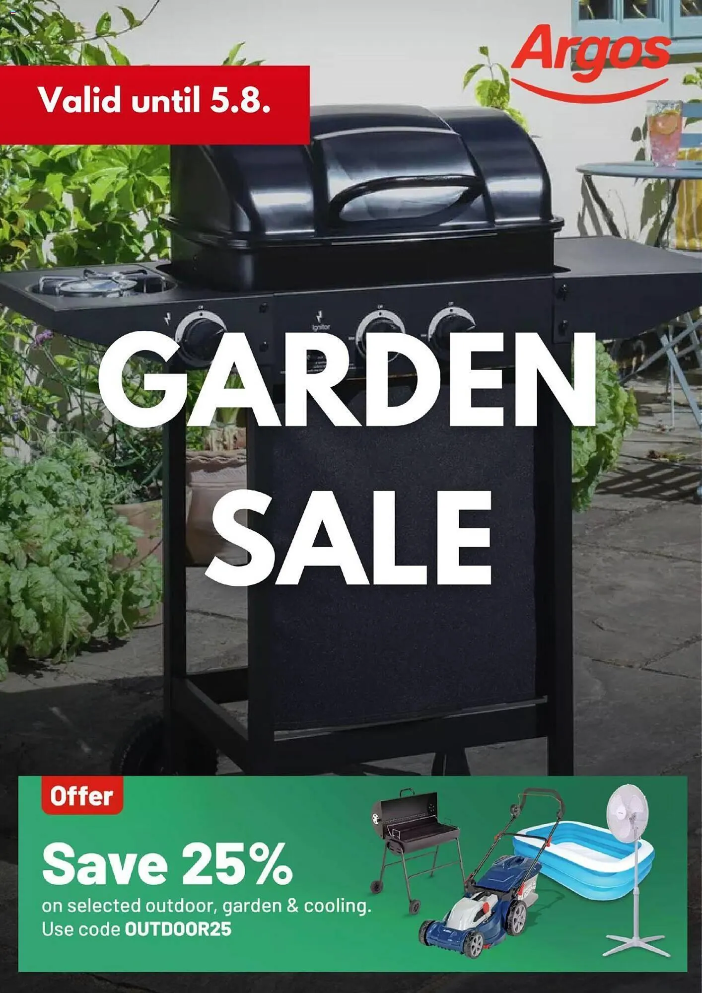 Argos leaflet from 30 July to 5 August 2024 - Catalogue Page 1