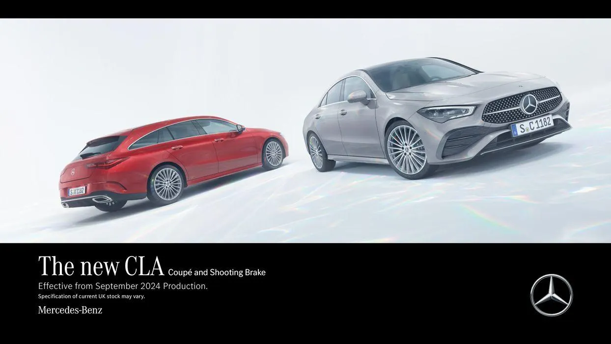 Mercedes Benz CLA Shooting Brake from 22 August to 22 August 2025 - Catalogue Page 1