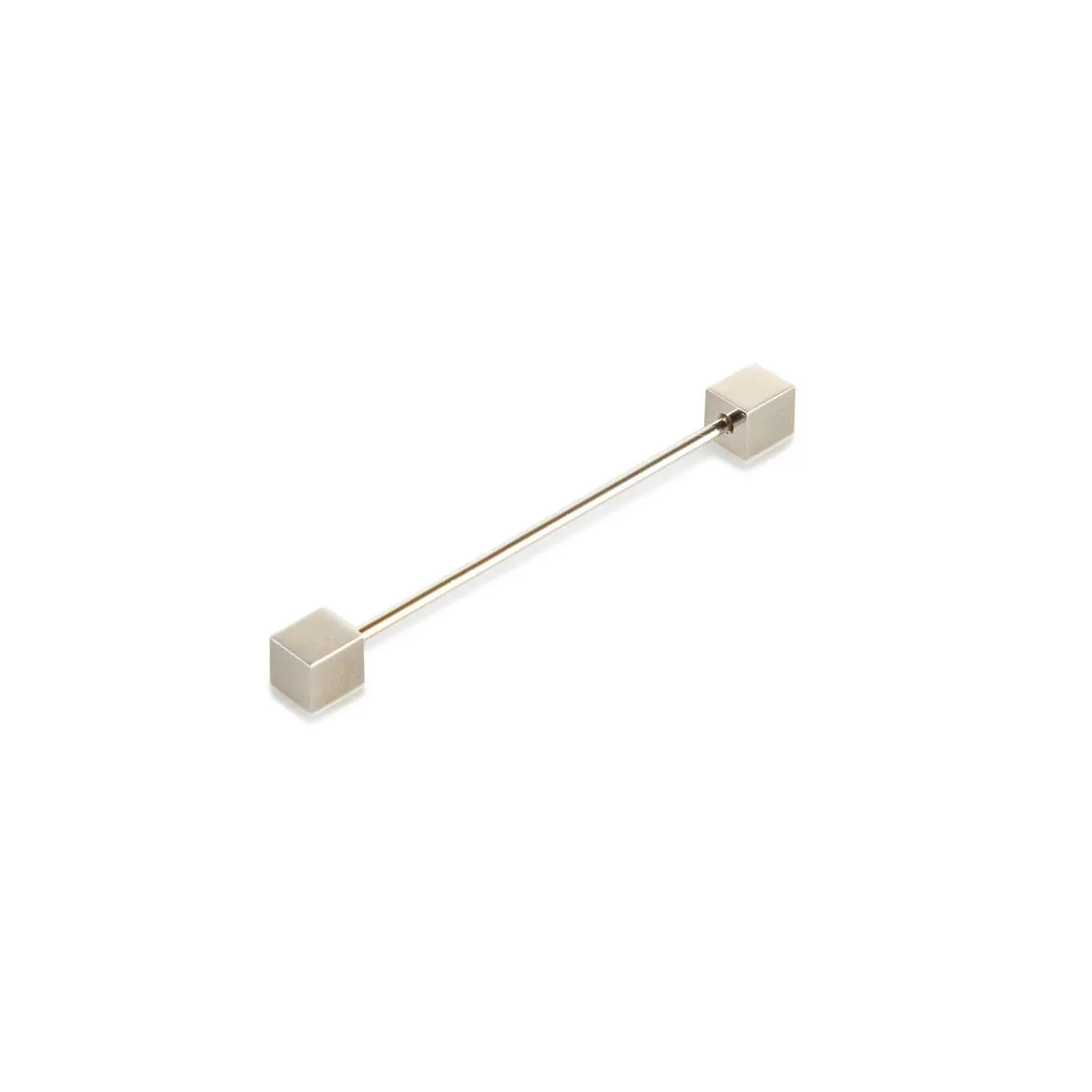 Silver coloured pin for pin collar