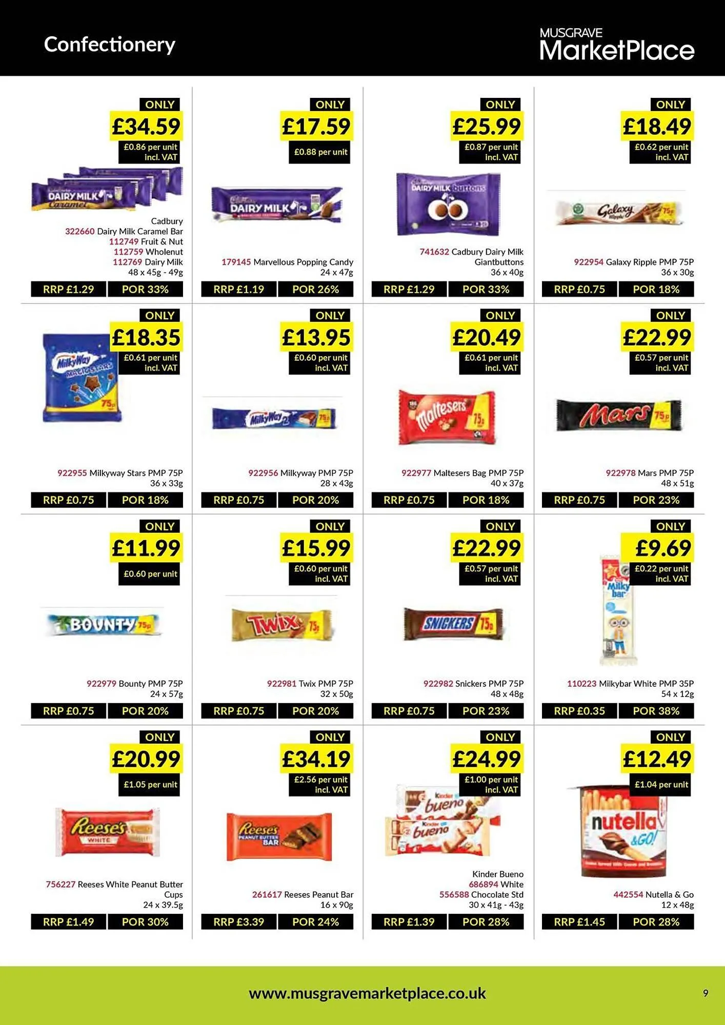 Musgrave MarketPlace leaflet from 27 October to 16 November 2025 - Catalogue Page 9