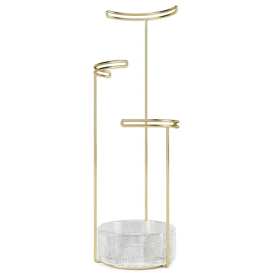 Umbra Tesora Jewellery Stand - Brass