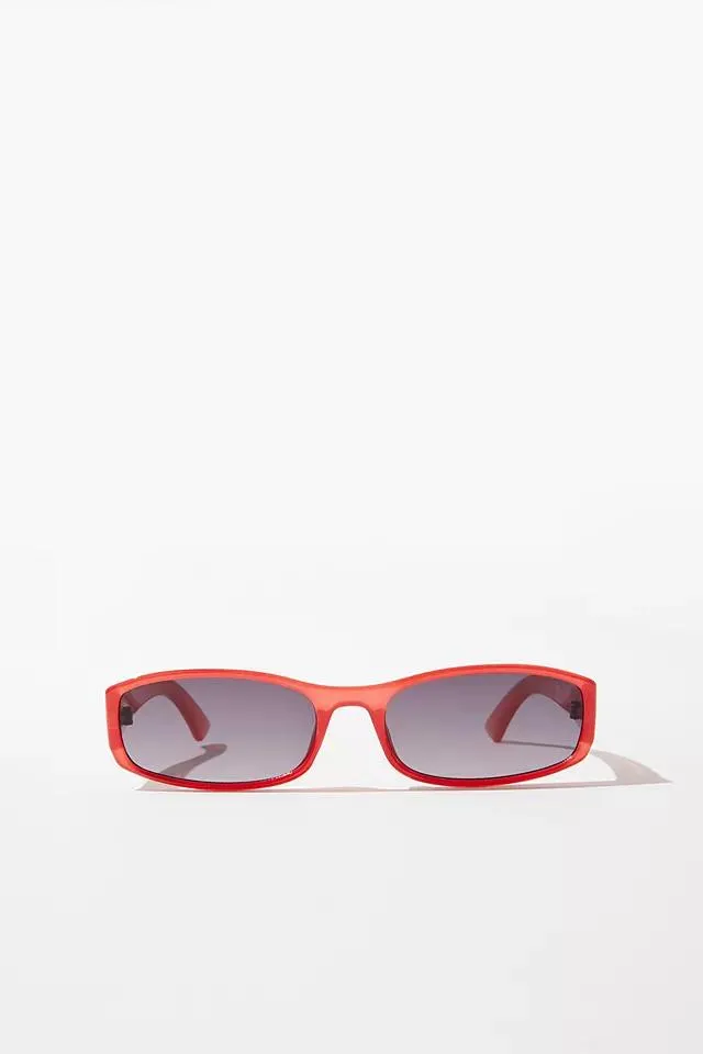 UO Josephine Skinny Oval Sunglasses