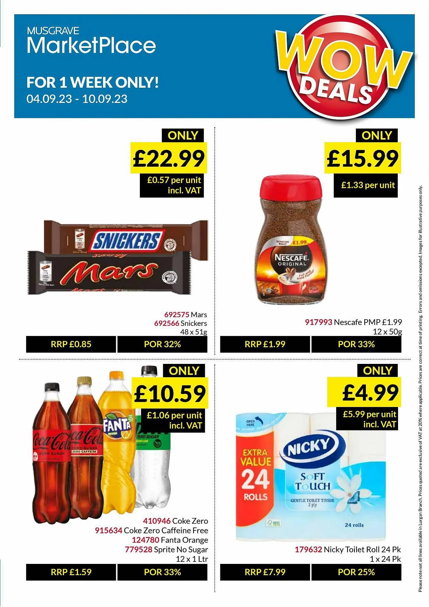 Musgrave MarketPlace Weekly Offers from 7 September to 13 September 2023 - Catalogue Page 1