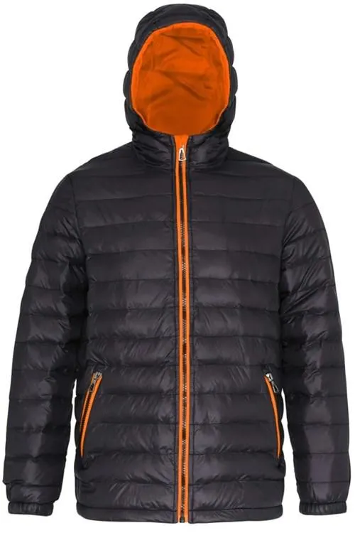 Mens Hooded Water Resistant Padded Jacket