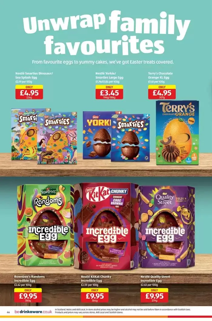 Aldi weekly offers from 27 March to 30 March 2025 - Catalogue Page 44