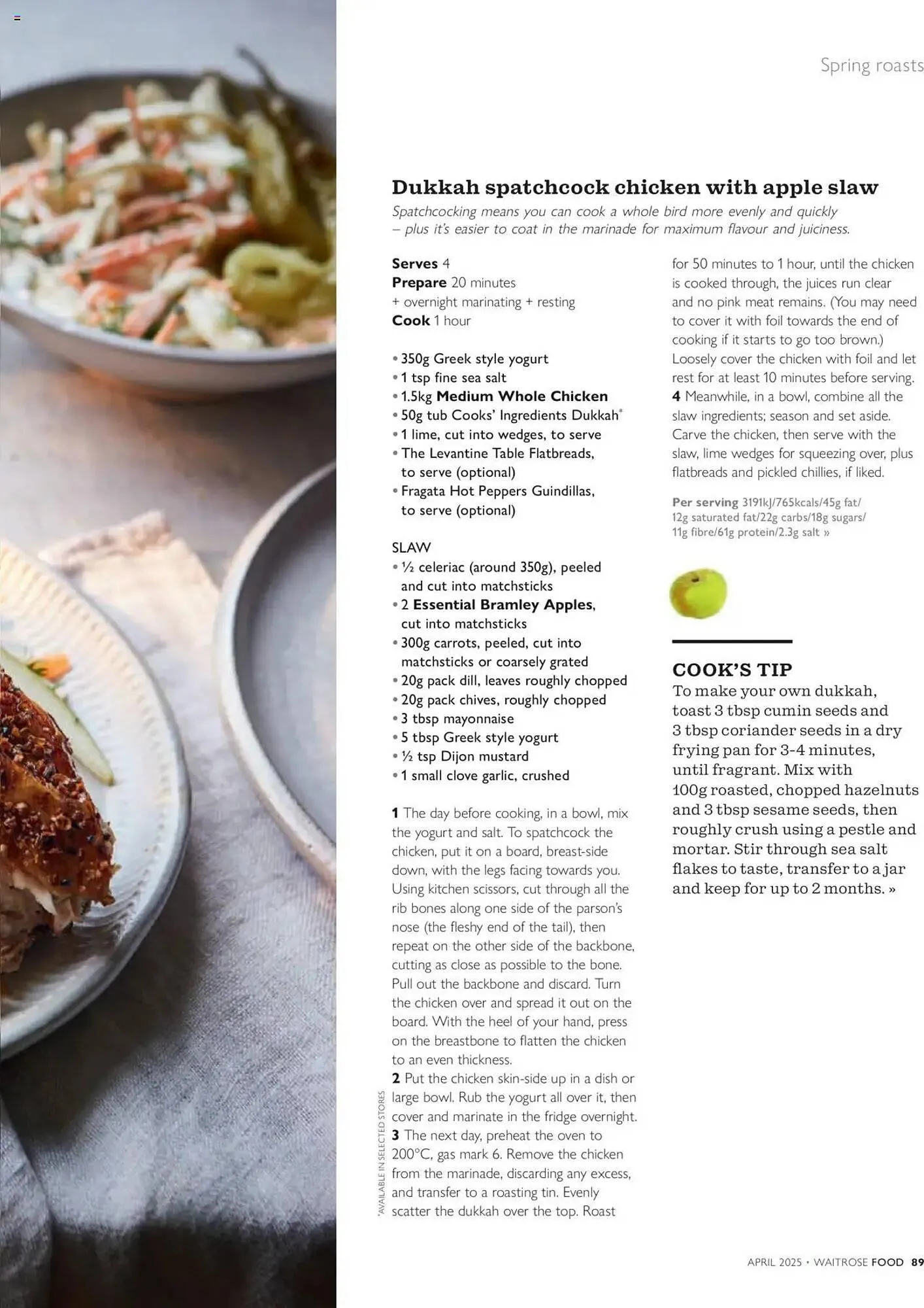 Waitrose leaflet from 26 March to 30 April 2025 - Catalogue Page 89