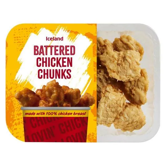 Iceland Battered Chicken Chunks 400g