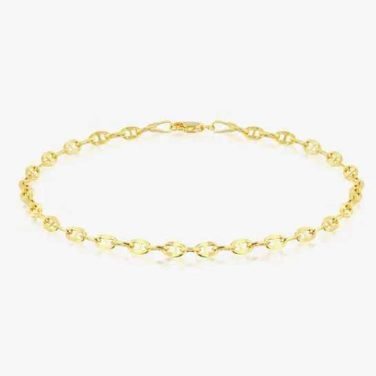 9ct Gold Marine 7.5 Inch Bracelet 1.28.9802