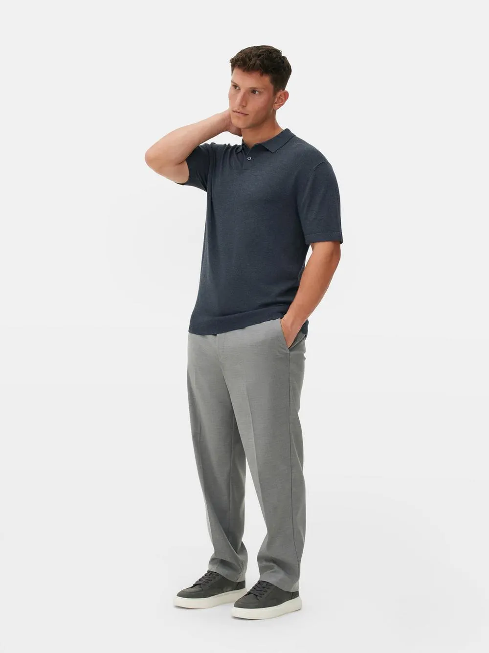 Polo de punto de manga corta de Kem