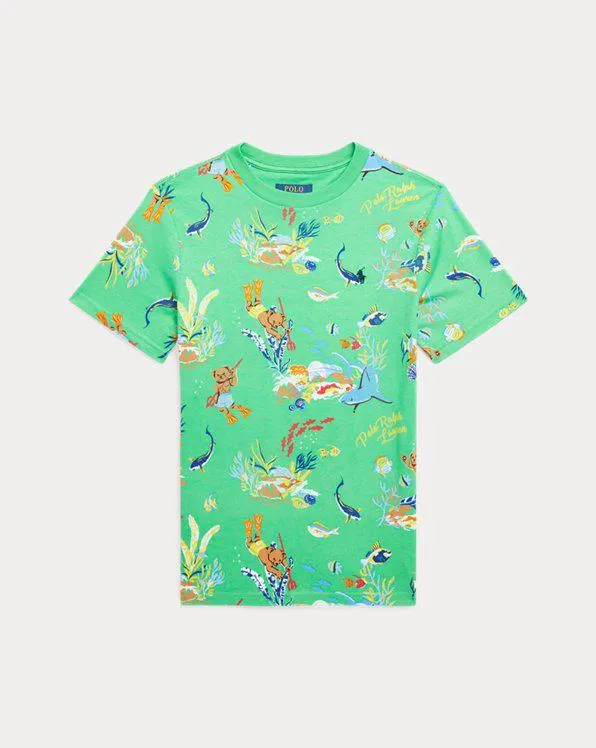 Polo Bear Cotton Jersey T-Shirt