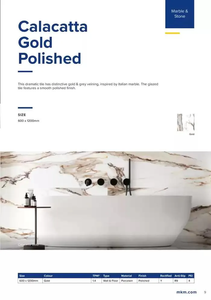 Tile Collection  from 14 January to 31 May 2025 - Catalogue Page 9