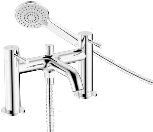 Bristan Mila Bath Shower Mixer Tap - Chrome