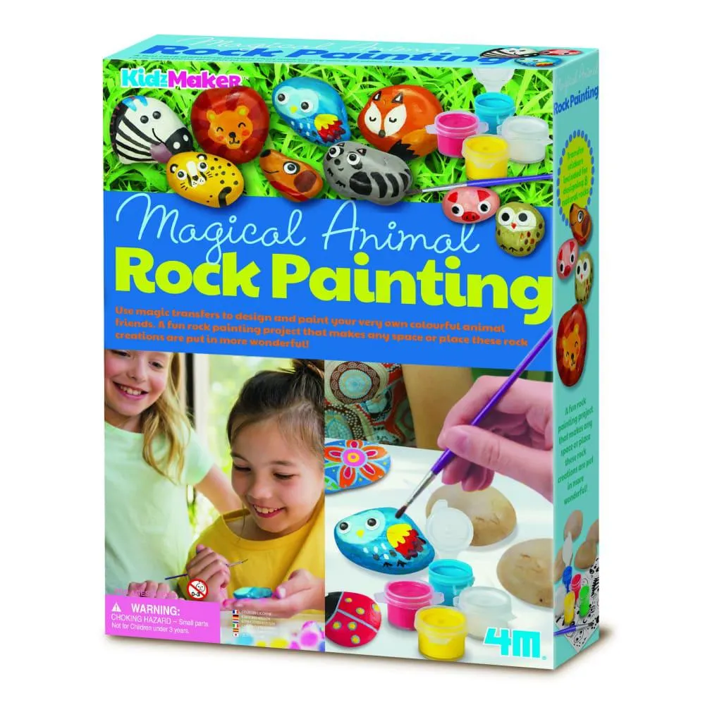 Magical Animal Rock Painting