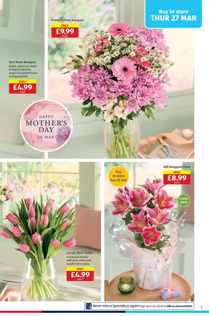Aldi weekly offers from 27 March to 30 March 2025 - Catalogue Page 5