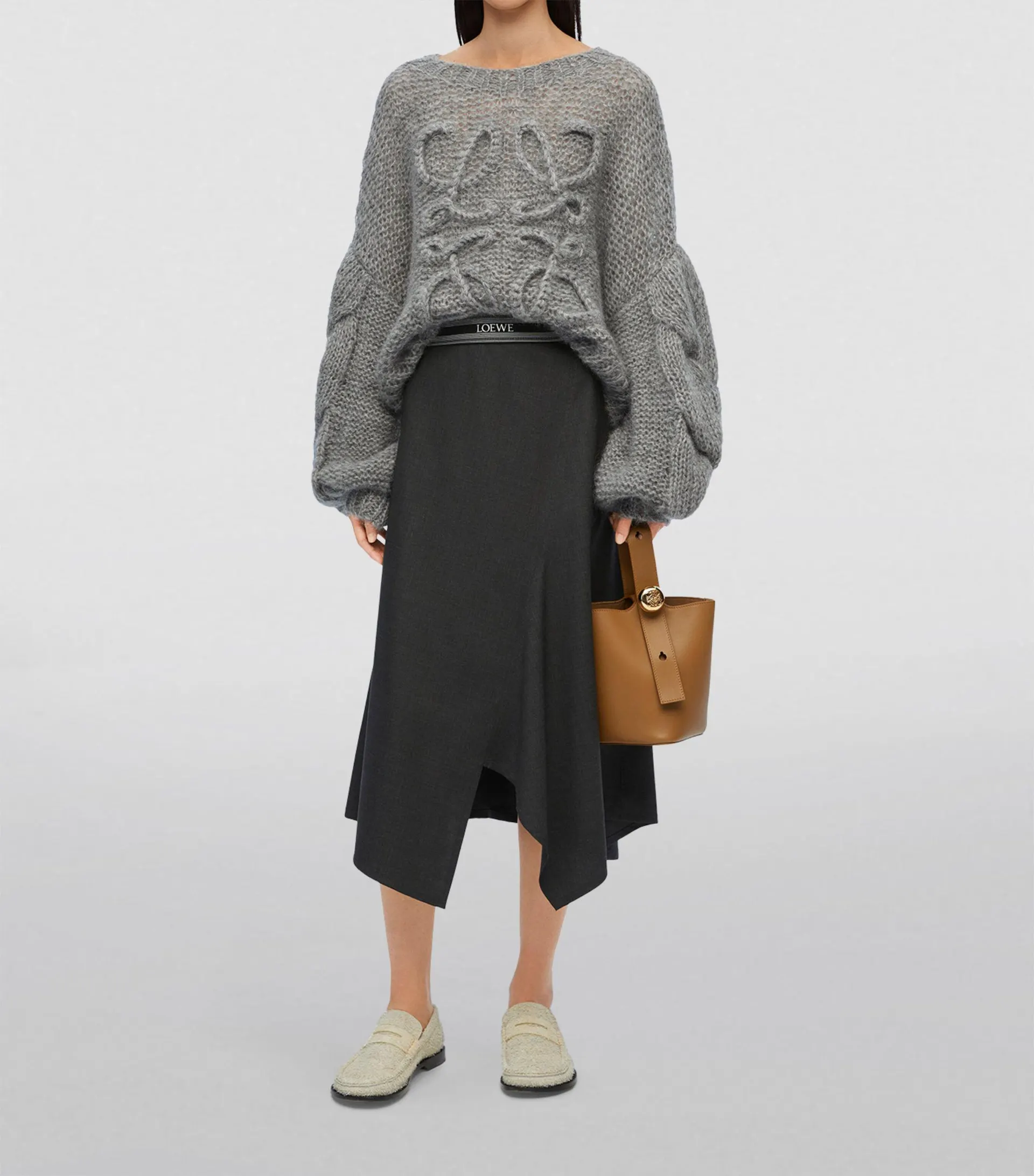 Mohair-Blend Anagram Sweater