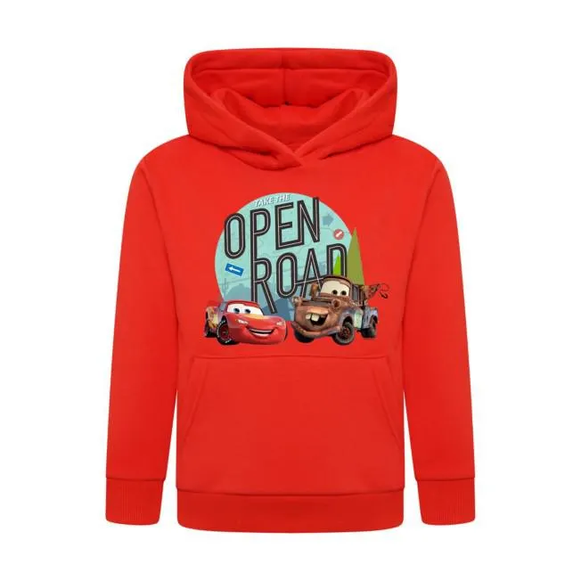 Lightning McQueen and Mater Customisable Hooded Sweatshirt For Kids