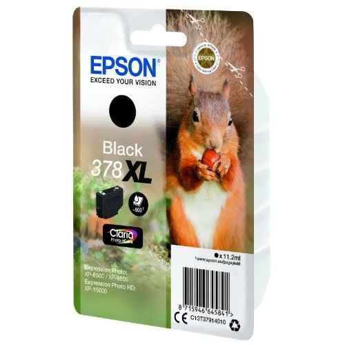 Epson Black 378XL Claria Photo HD Ink