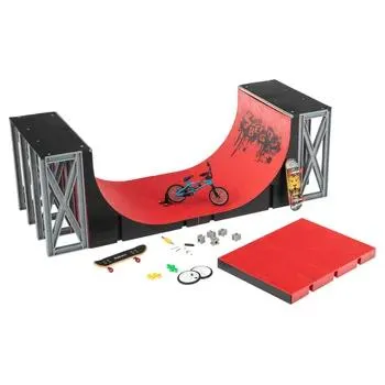 Finger Skateboard Half Pipe Playset