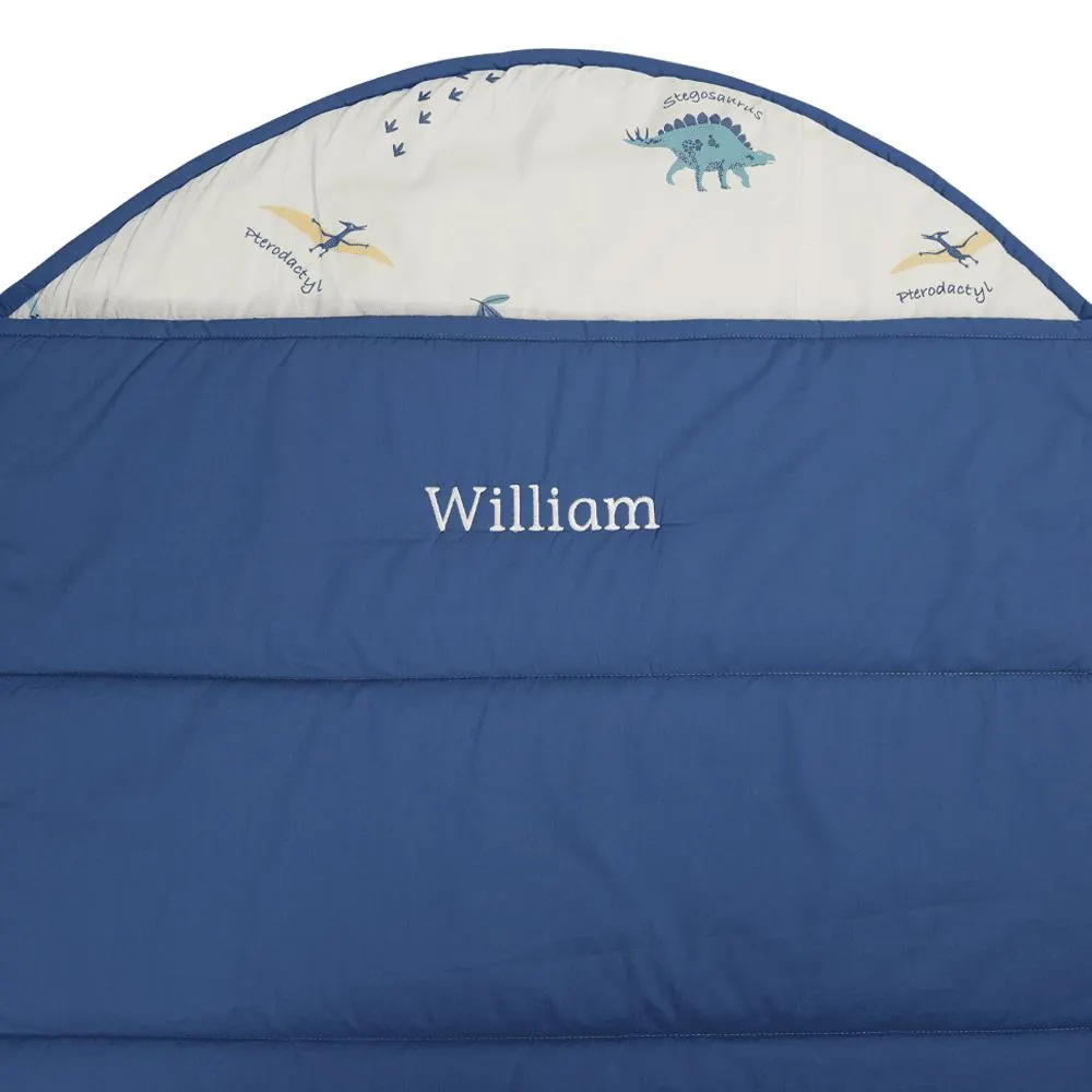 Personalised Children's Sleeping Bag, Dinosaur Explorer