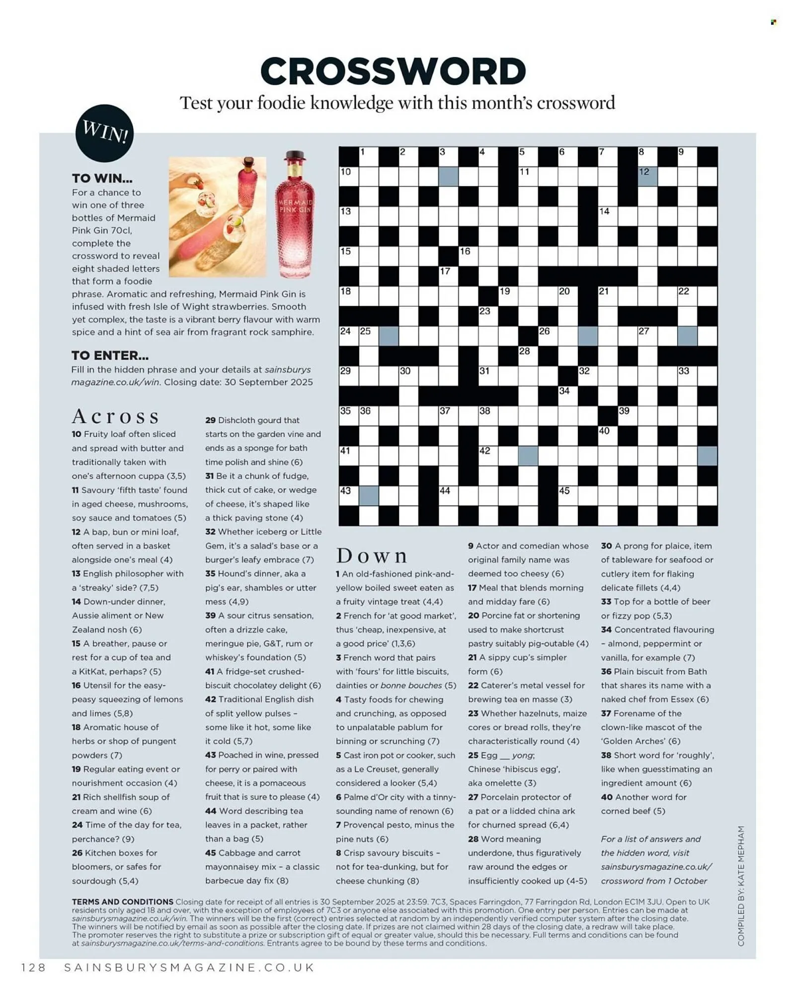 Sainsbury's leaflet from 1 August to 31 August 2025 - Catalogue Page 128