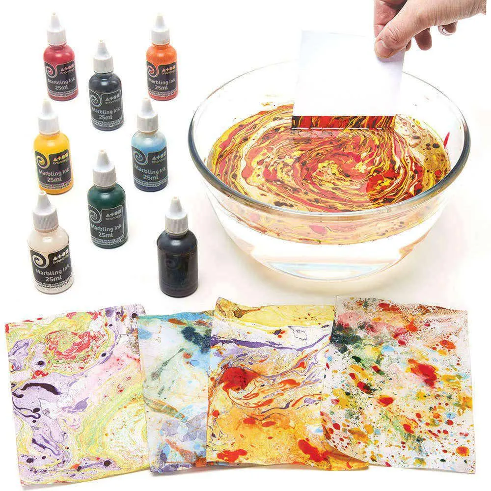 Rainbow Marbling Ink