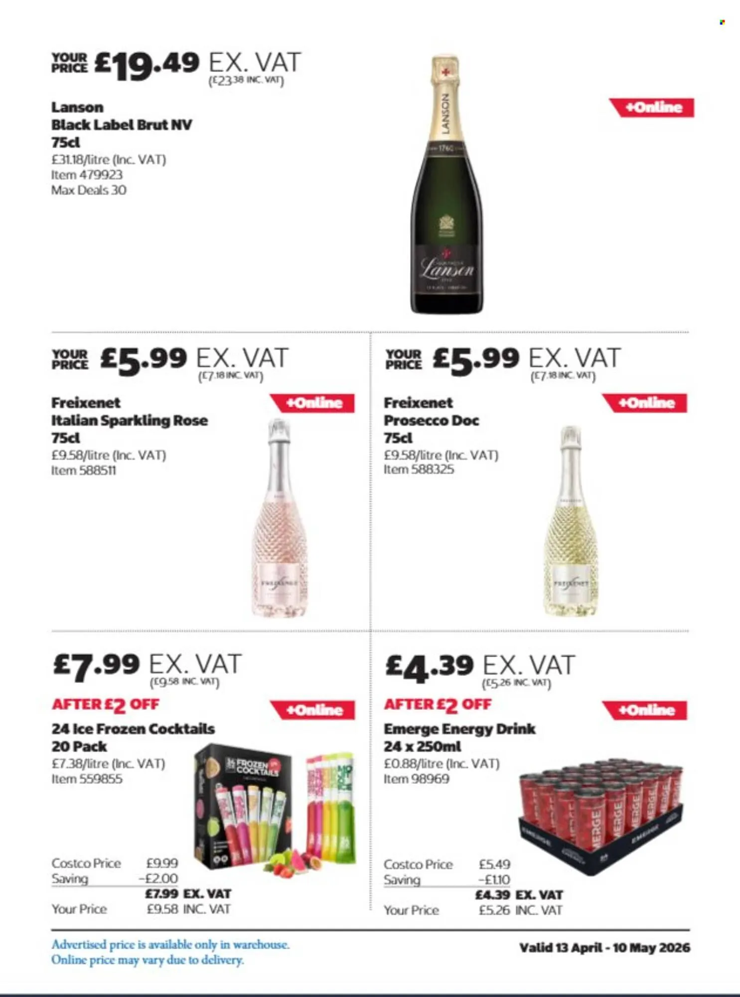Costco leaflet from 13 April to 10 May 2026 - Catalogue Page 21