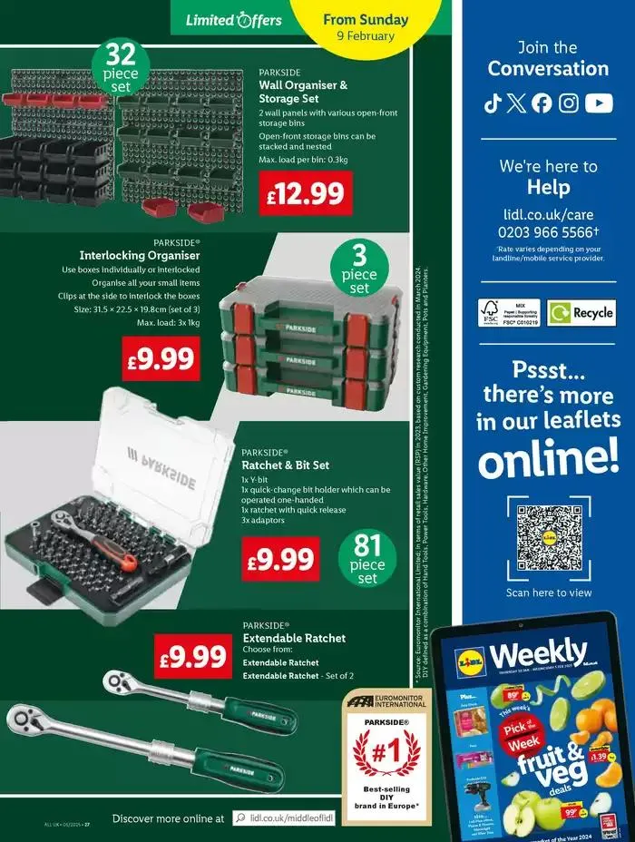 Great offer for bargain hunters from 6 February to 12 February 2025 - Catalogue Page 29