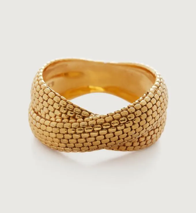 Heirloom Woven Cross Ring