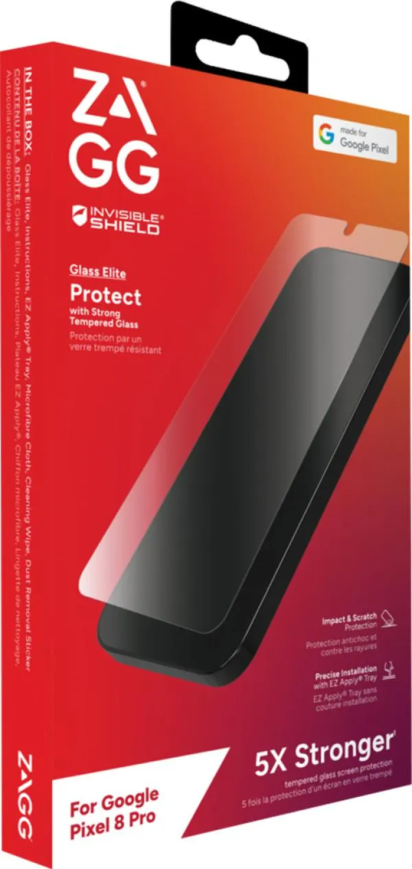 InvisibleShield Pixel 8 Pro Glass Elite Screen Protector