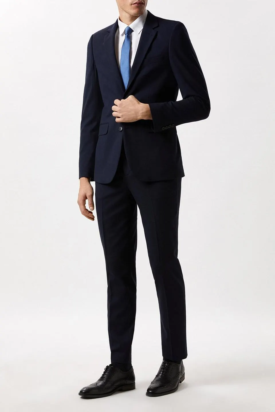 Tailored Fit Navy Essential Jacket