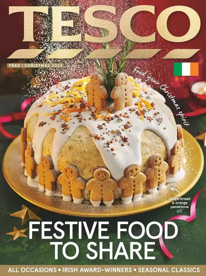 Tesco Festive Food To Share ROI 2024 from 29 November to 31 December 2024 - Catalogue Page 1