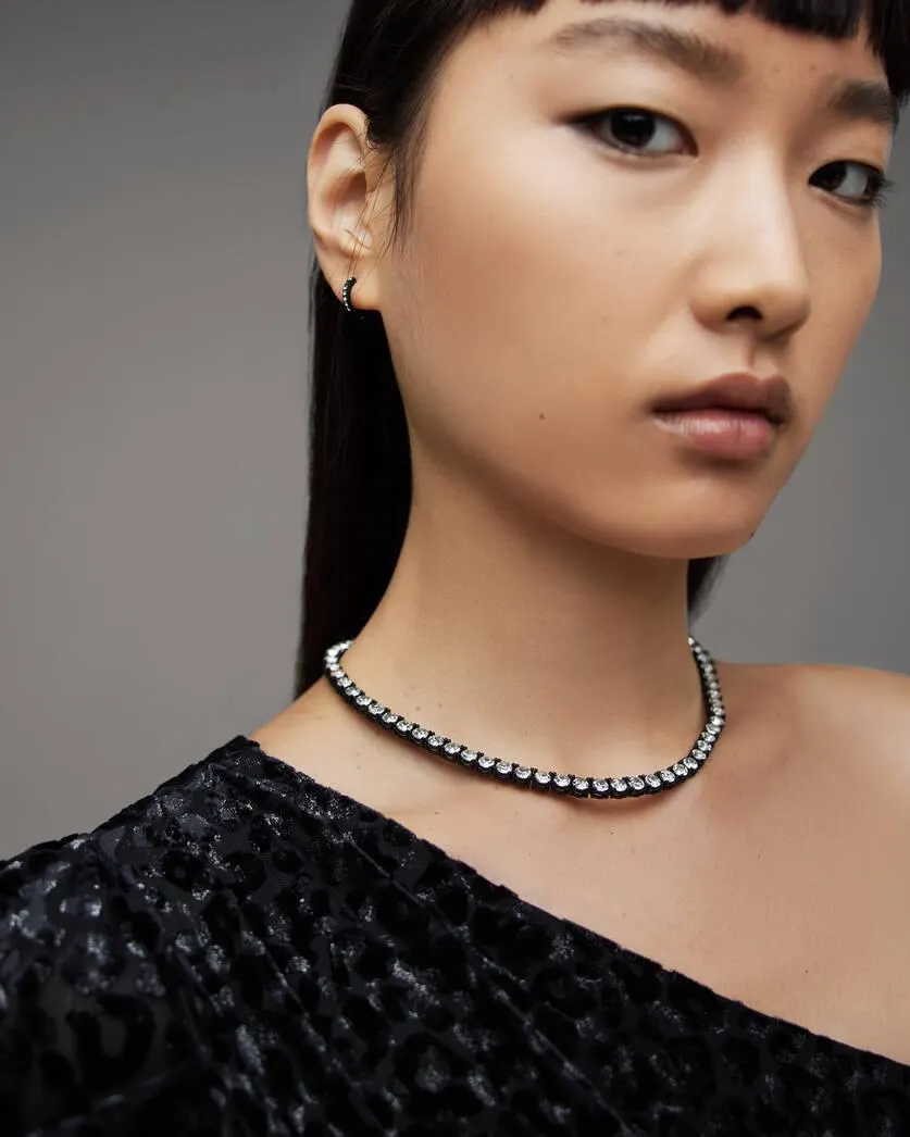 Izzy Crystal Chain Necklace