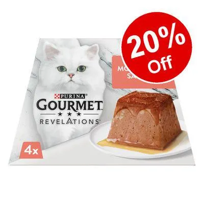 24 x 57g Gourmet Revelations Mousse Wet Cat Food – 20% Off!*