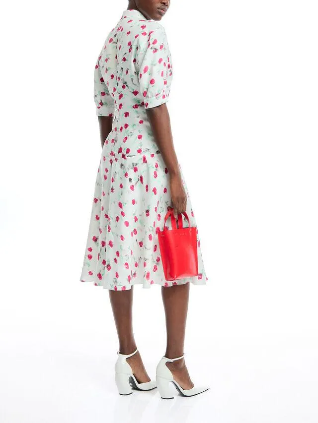 Marni Dress With Short Cuff Sleeve