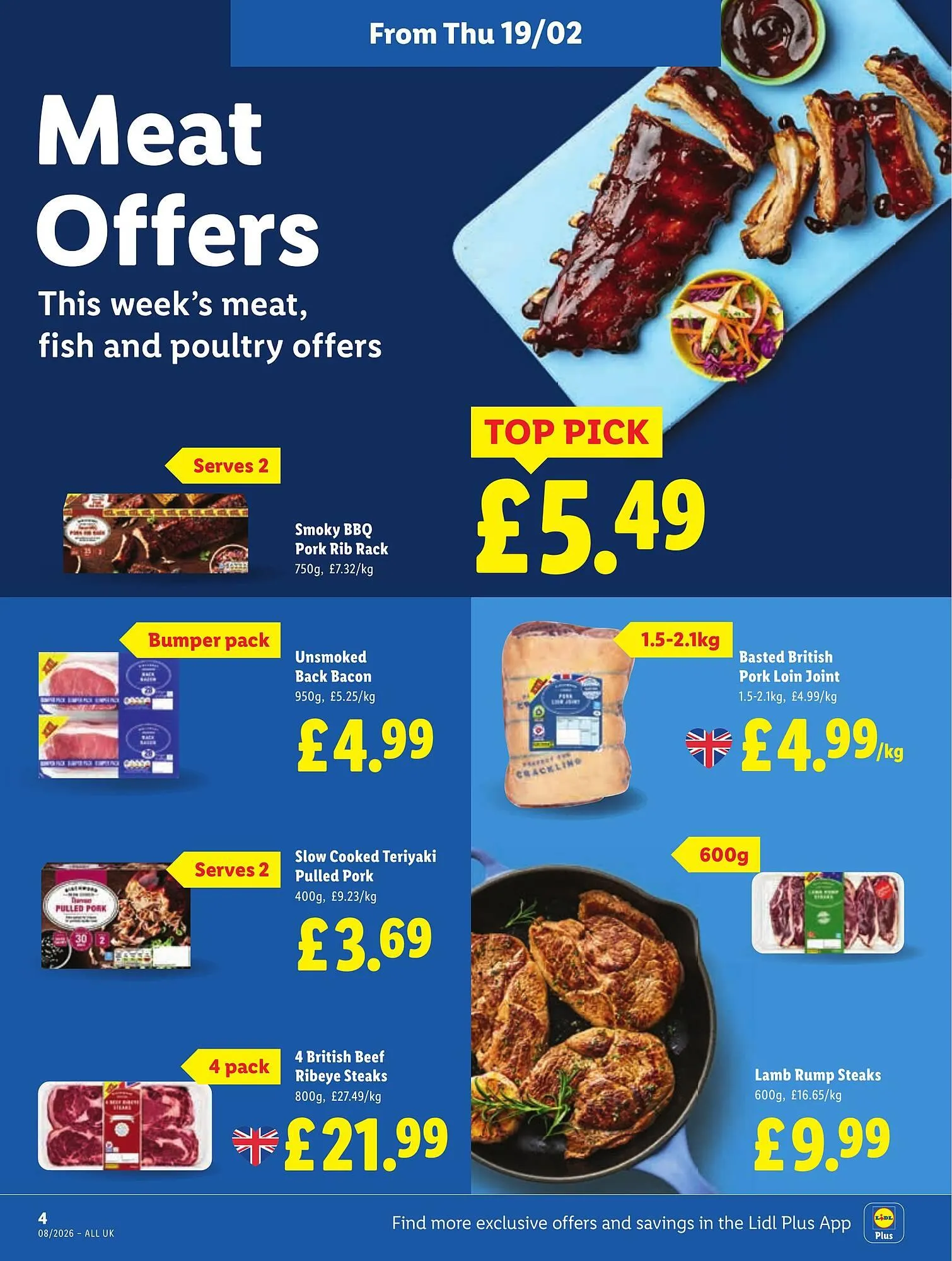 Lidl leaflet from 19 February to 25 February 2026 - Catalogue Page 4