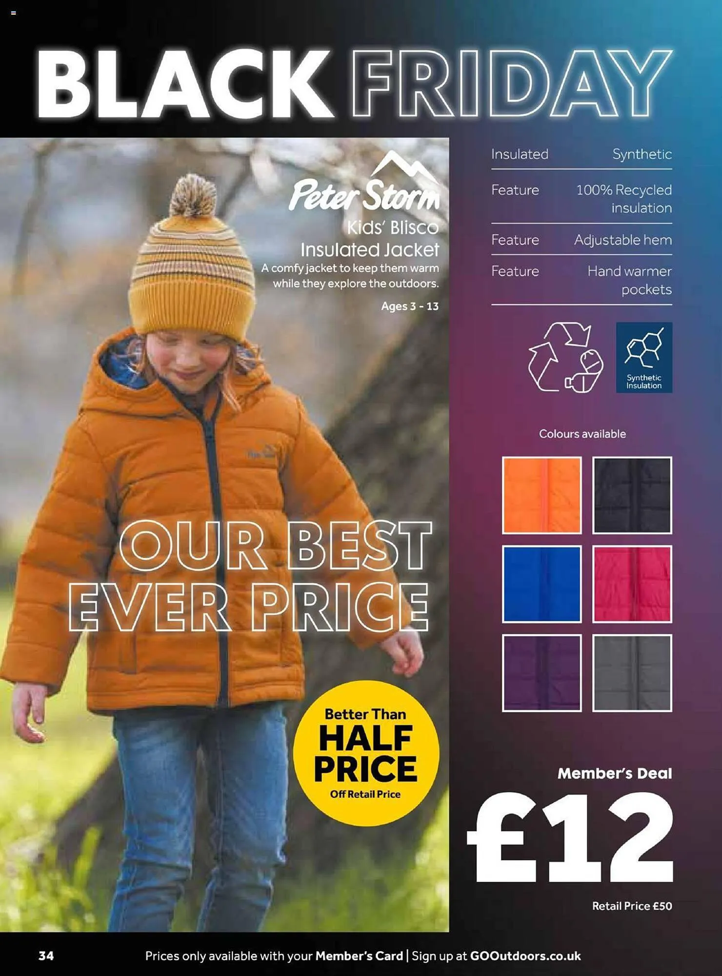 GO Outdoors leaflet from 13 November to 20 November 2023 - Catalogue Page 34