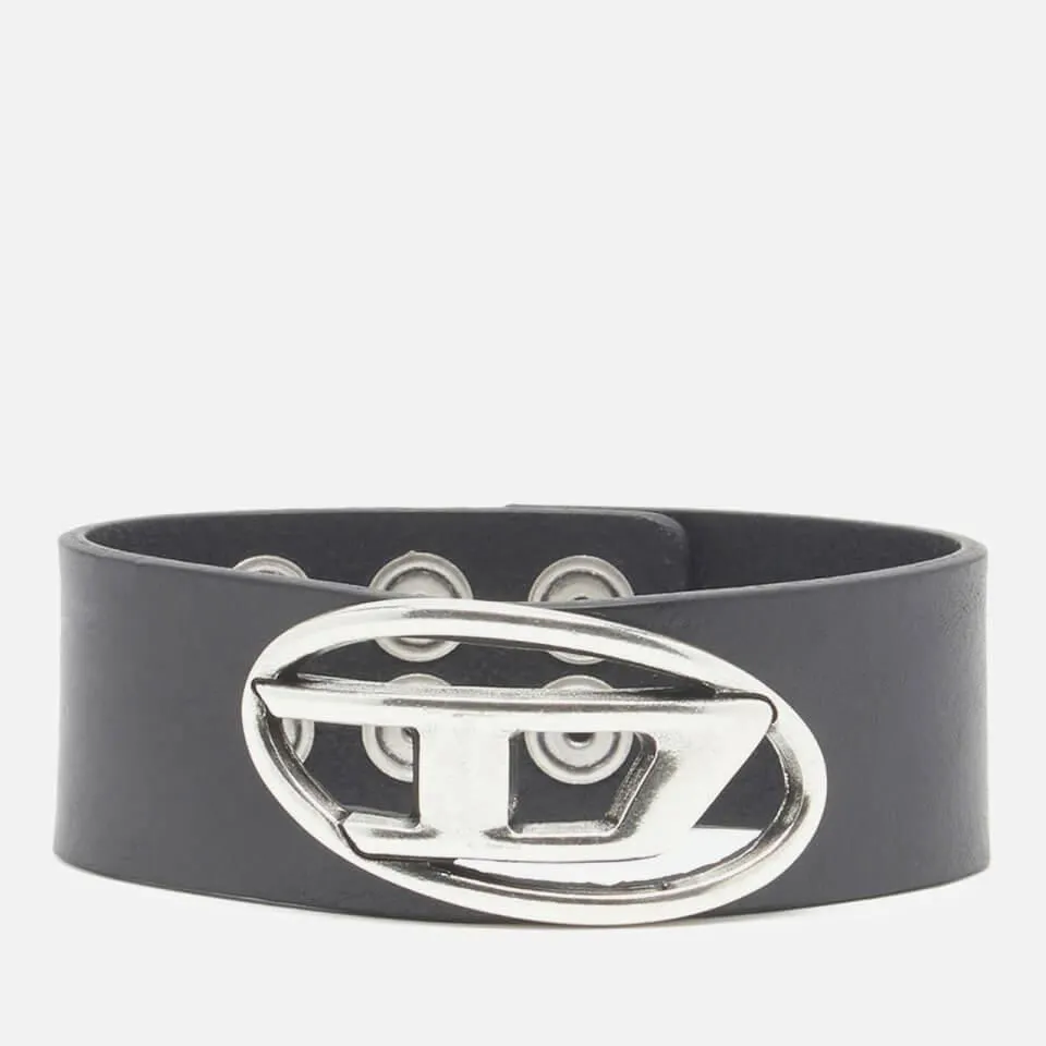 Diesel A-Balone Leather Bracelet