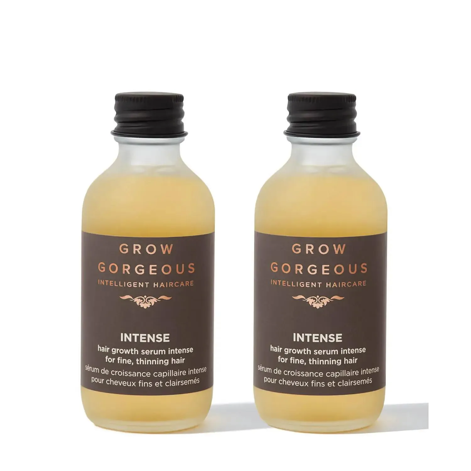 Grow Gorgeous Hair Growth Serum Intense Duo 2 x 60ml (Worth £90.00)
